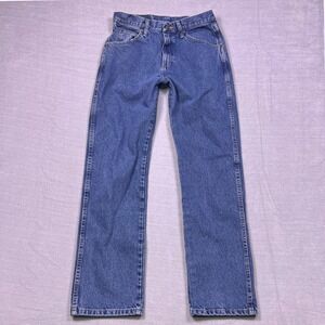Wrangler Mens Jeans 30x30 Regular Fit Blue Cotton Authentic Denim Pants